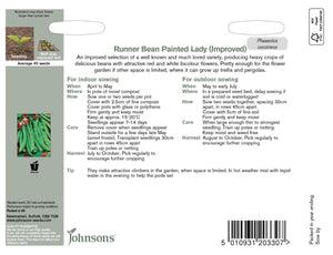 Runner Bean- Painted Lady