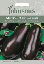 Load image into Gallery viewer, Aubergine Early Long Purple
