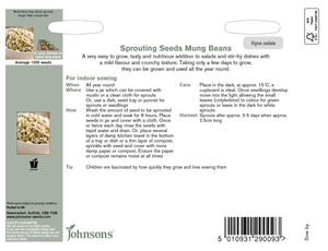 Sprouting Seeds Mung Beans