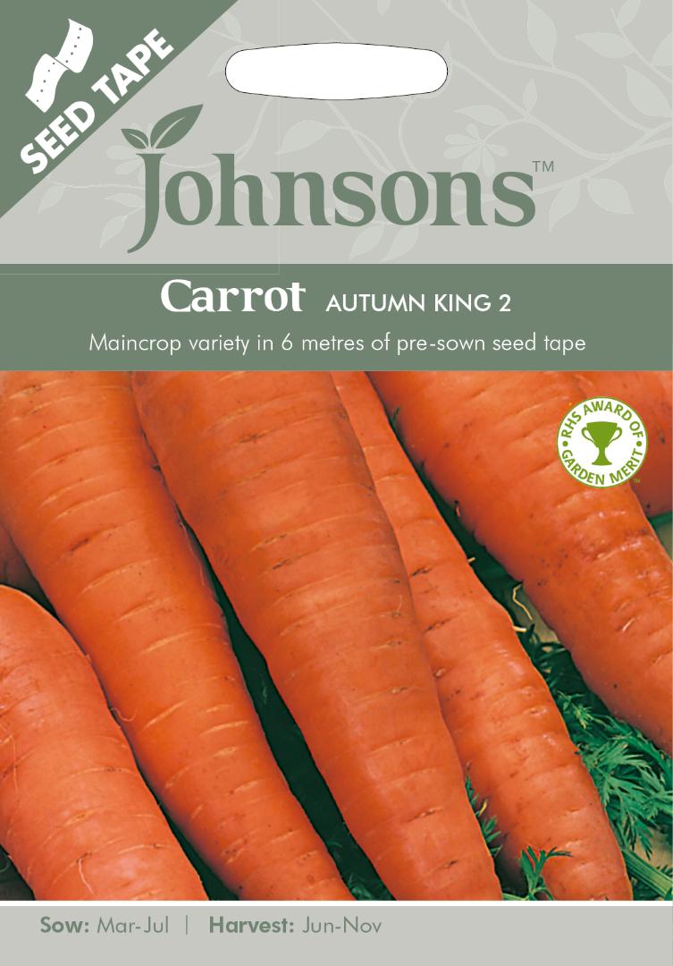 Carrot Autumn King 2 (Seed Tape)