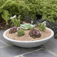 Load image into Gallery viewer, 60cm Alpine Grey Low Bowl Varese Planter
