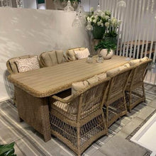 Load image into Gallery viewer, Rochelle 6 Seat Wicker Table Set
